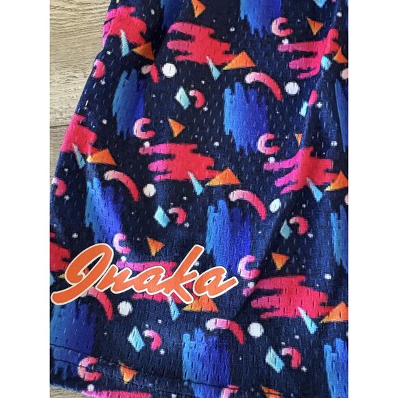 Inaka Power Mens Shorts Size Medium M Rare Pink & Blue Gym Fitness Limited EUC - Picture 3 of 13